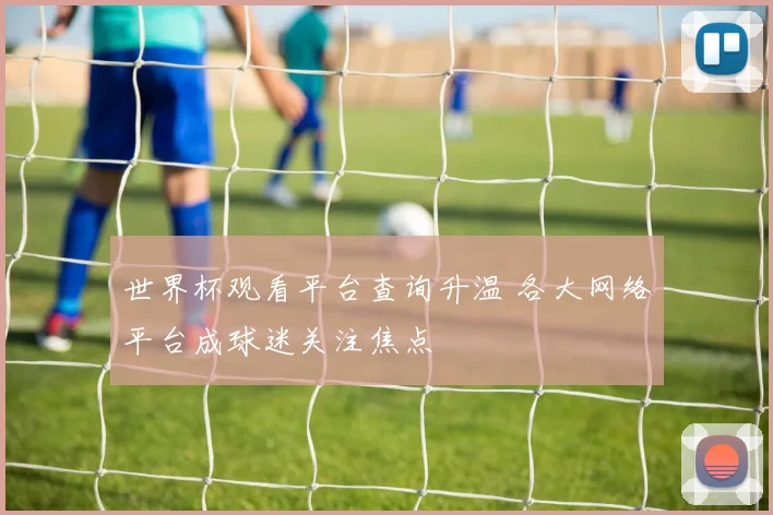 世界杯观看平台查询升温 各大网络平台成球迷关注焦点